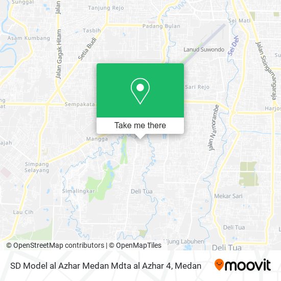 SD Model al Azhar Medan Mdta al Azhar 4 map