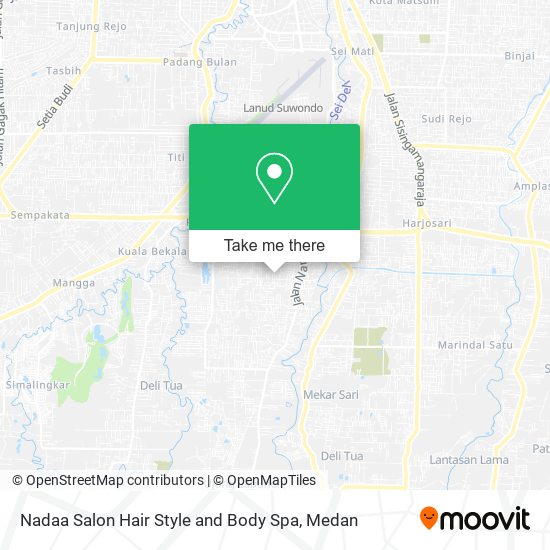 Nadaa Salon Hair Style and Body Spa map