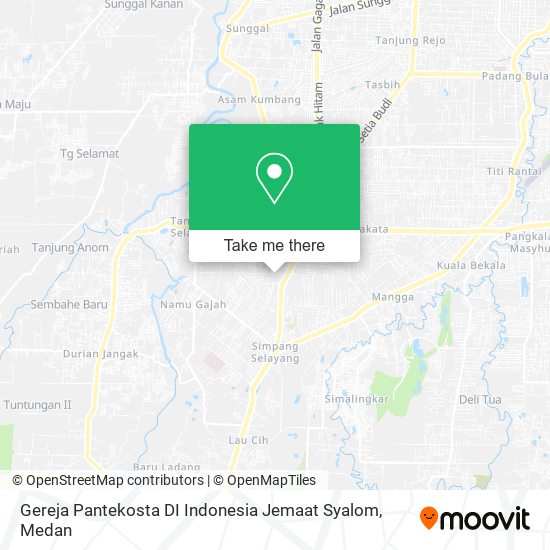 Gereja Pantekosta DI Indonesia Jemaat Syalom map