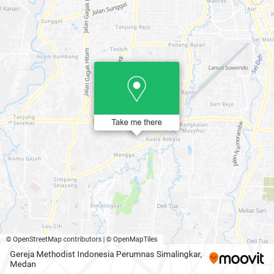 Gereja Methodist Indonesia Perumnas Simalingkar map