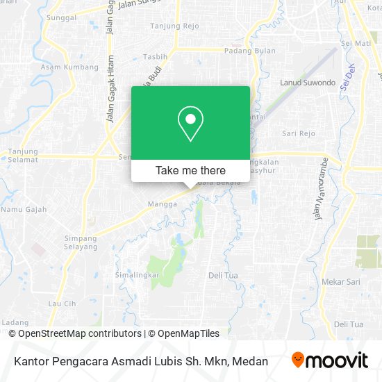 Kantor Pengacara Asmadi Lubis Sh. Mkn map