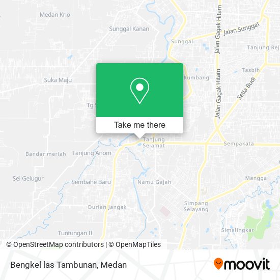 Bengkel las Tambunan map