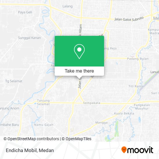 Endicha Mobil map