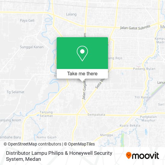 Distributor Lampu Philips & Honeywell Security System map