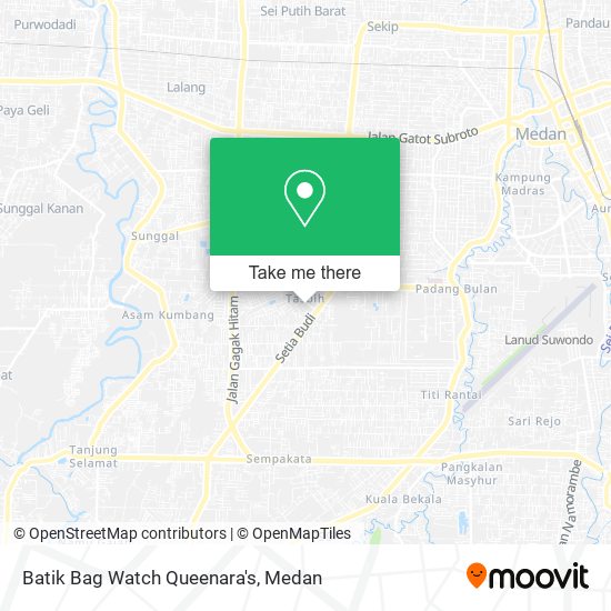 Batik Bag Watch Queenara's map