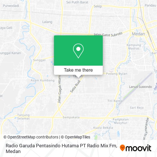 Radio Garuda Pentasindo Hutama PT Radio Mix Fm map