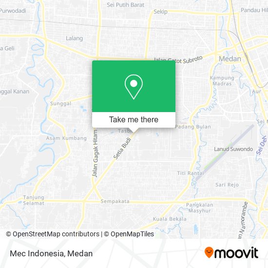 Mec Indonesia map