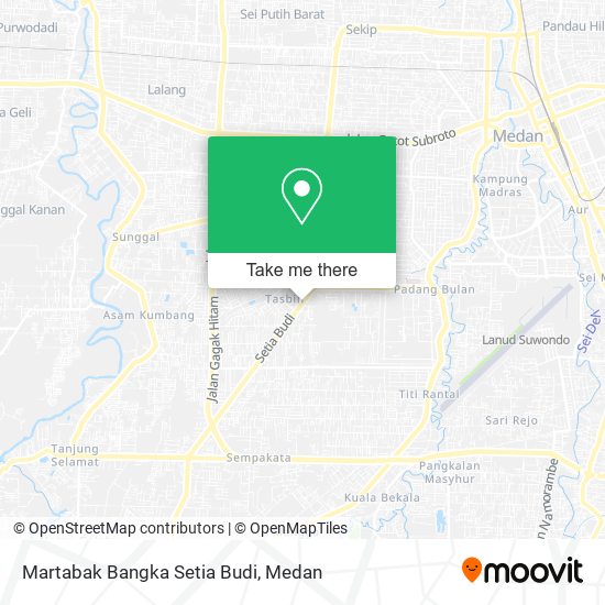 Martabak Bangka Setia Budi map