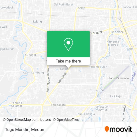 Tugu Mandiri map