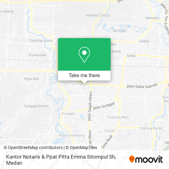 Kantor Notaris & Ppat Pitta Emma Sitompul Sh map