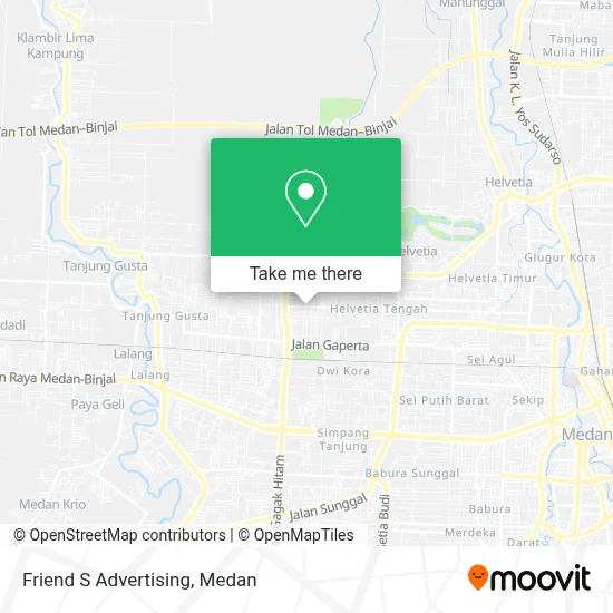 Friend S Advertising map