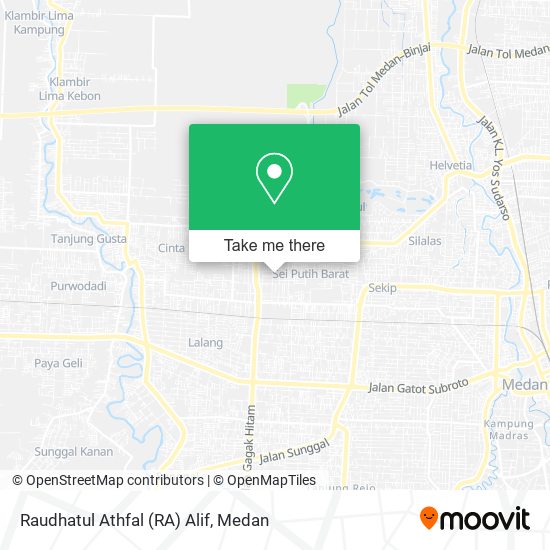 Raudhatul Athfal (RA) Alif map