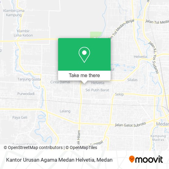 Kantor Urusan Agama Medan Helvetia map