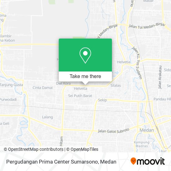 Pergudangan Prima Center Sumarsono map