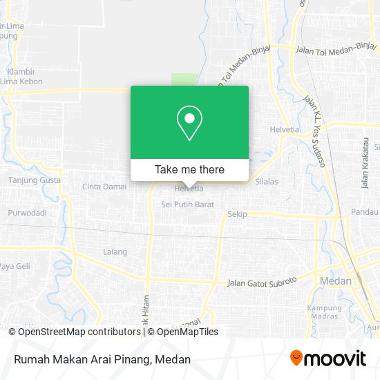 Rumah Makan Arai Pinang map