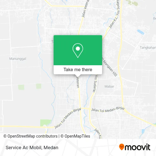 Service Ac Mobil map