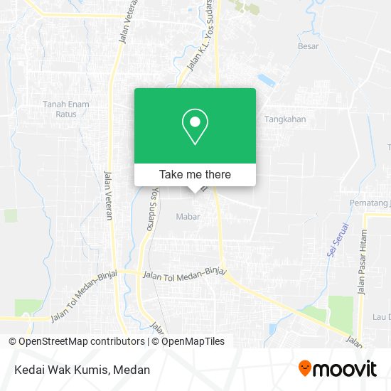 Kedai Wak Kumis map