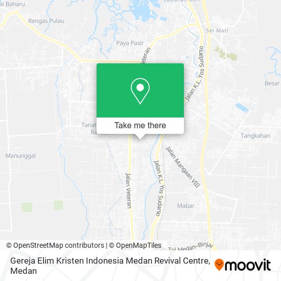Gereja Elim Kristen Indonesia Medan Revival Centre map