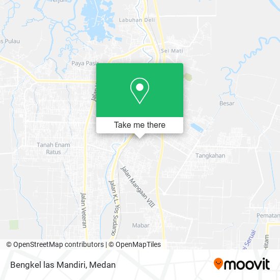 Bengkel las Mandiri map