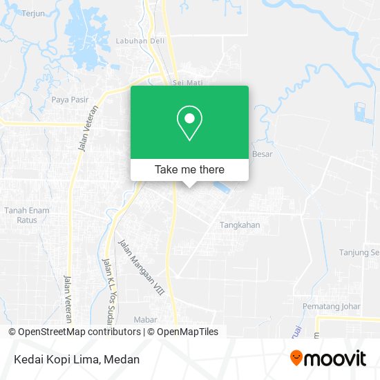 Kedai Kopi Lima map