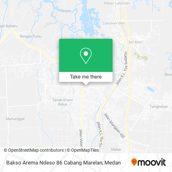 Bakso Arema Ndeso 86 Cabang Marelan map