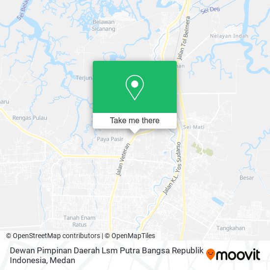 Dewan Pimpinan Daerah Lsm Putra Bangsa Republik Indonesia map