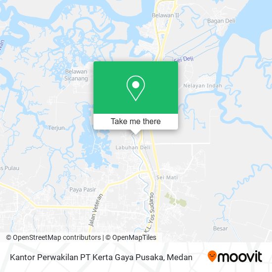 Kantor Perwakilan PT Kerta Gaya Pusaka map