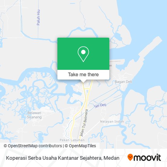 Koperasi Serba Usaha Kantanar Sejahtera map