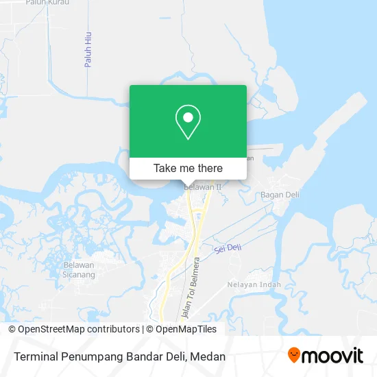 Terminal Penumpang Bandar Deli map
