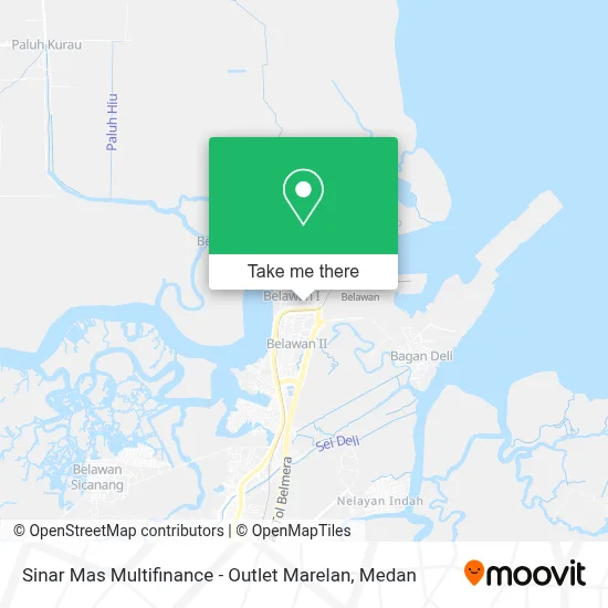 Sinar Mas Multifinance - Outlet Marelan map