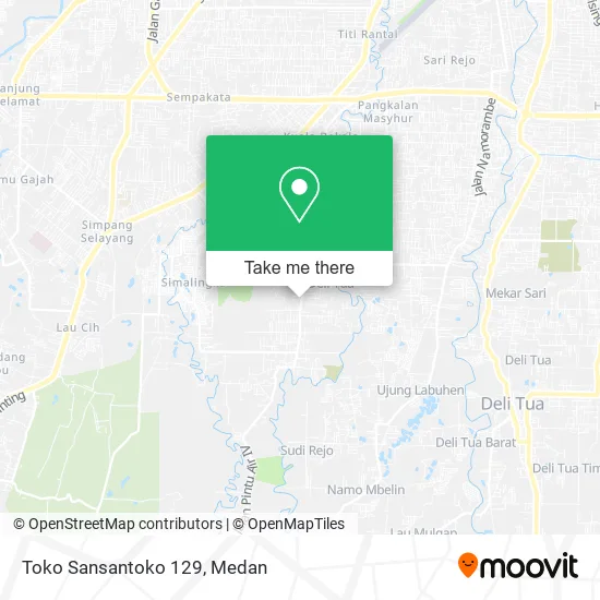 Toko Sansantoko 129 map