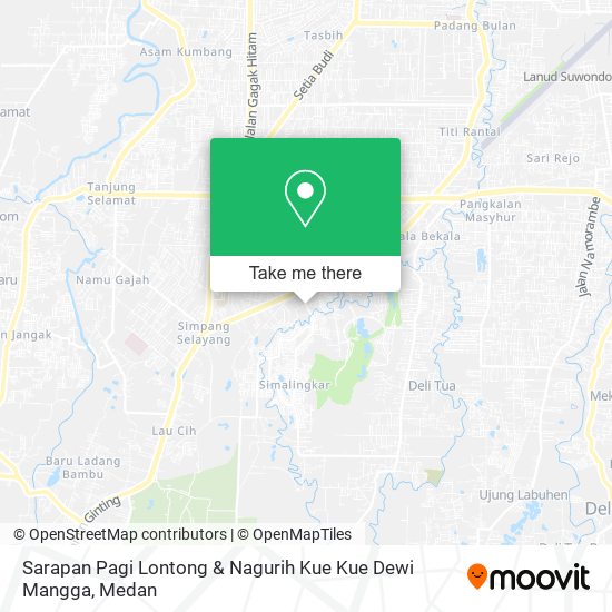 Sarapan Pagi Lontong & Nagurih Kue Kue Dewi Mangga map