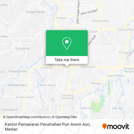 Kantor Pemasaran Perumahan Puri Anom Asri map