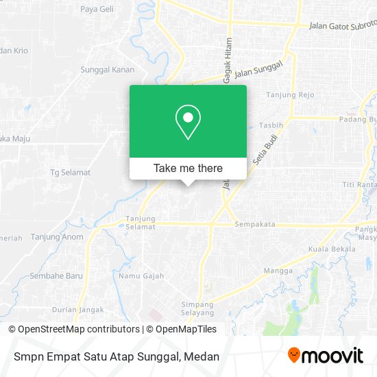 Smpn Empat Satu Atap Sunggal map