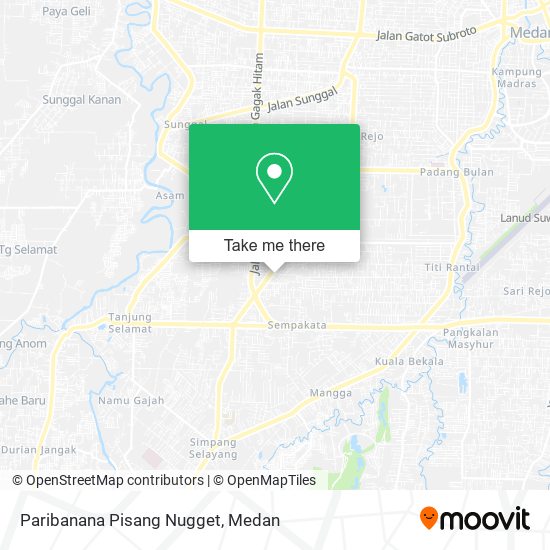 Paribanana Pisang Nugget map