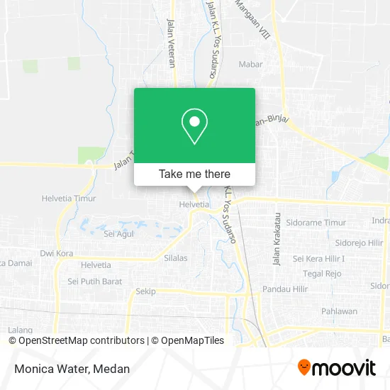 Monica Water map