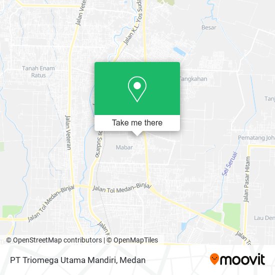 PT Triomega Utama Mandiri map