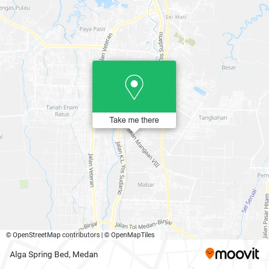 Alga Spring Bed map
