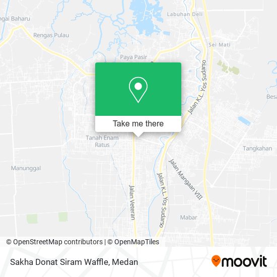 Sakha Donat Siram Waffle map