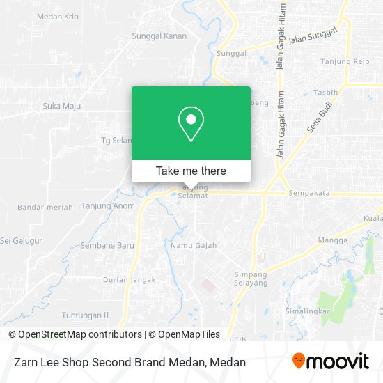 Zarn Lee Shop Second Brand Medan map