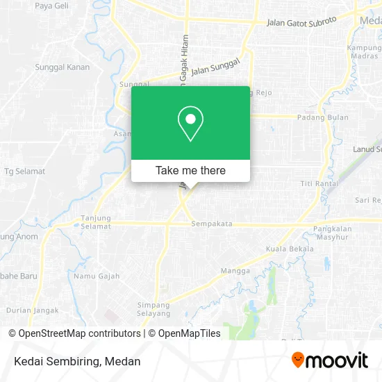 Kedai Sembiring map