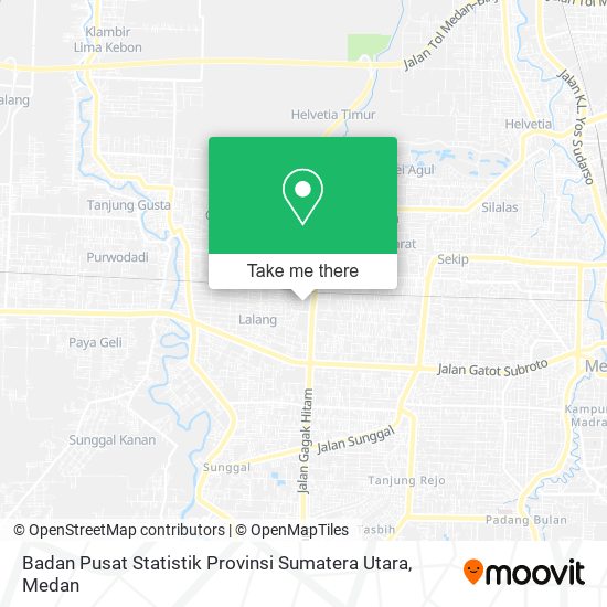 Badan Pusat Statistik Provinsi Sumatera Utara map