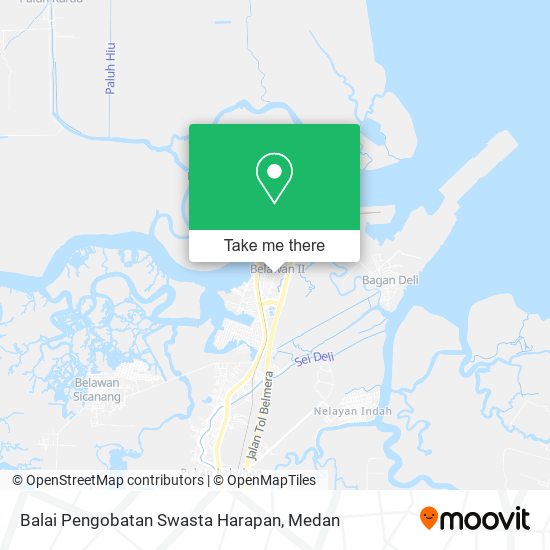 Balai Pengobatan Swasta Harapan map
