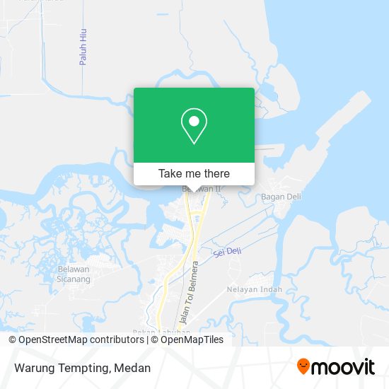 Warung Tempting map