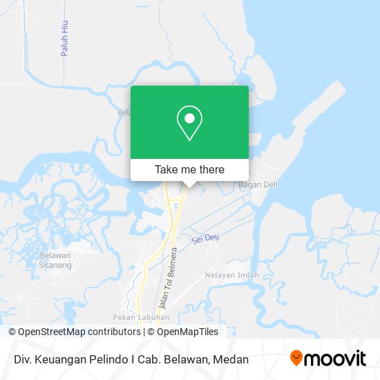 Div. Keuangan Pelindo I Cab. Belawan map