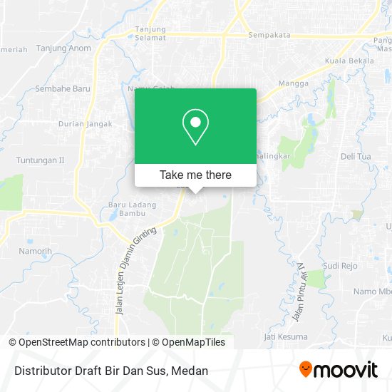 Distributor Draft Bir Dan Sus map