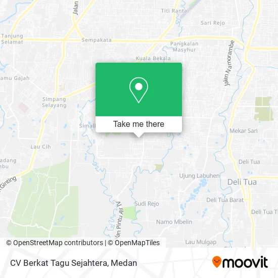 CV Berkat Tagu Sejahtera map