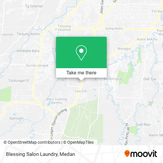 Blessing Salon Laundry map
