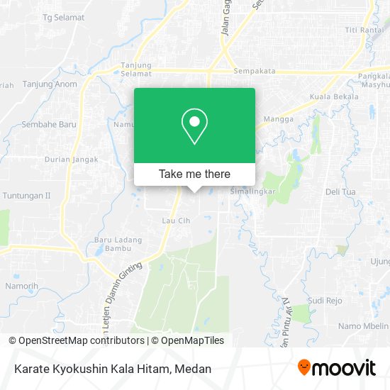 Karate Kyokushin Kala Hitam map