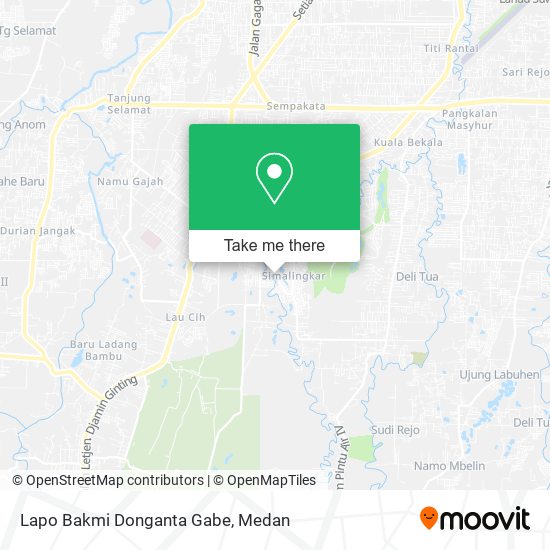 Lapo Bakmi Donganta Gabe map